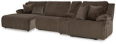 Top Tier 4-Piece Reclining Sectional with Chaise