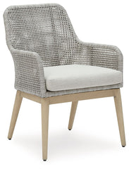 Seton Creek - Arm Chair With Cushion (Set of 2) - Gray
