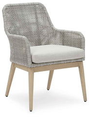Seton Creek - Arm Chair With Cushion (Set of 2) - Gray