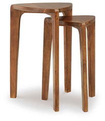 Brynnleigh - Accent Table Set (Set of 2) - Medium Brown