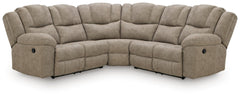 Pearce-Pike - 3-Piece Reclining Sectional - Birch