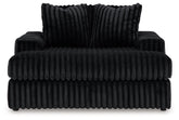 Midnight-Madness 4-Piece Sectional and Oversized Chaise