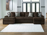 Midnight-Madness 3-Piece Sectional with Chaise