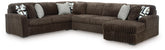 Midnight-Madness 4-Piece Sectional with Chaise