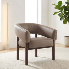 Allegra - Accent Chair - Dark Taupe