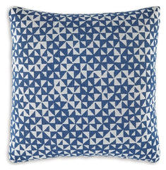 Jaycott Next-Gen Nuvella - Indoor/Outdoor Pillow (Set of 4) - Blue / White