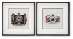 Dirkgrove - Wall Art Set (Set of 2) - Black / White / Brown