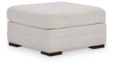 Koralynn - Oversized Accent Ottoman - Stone