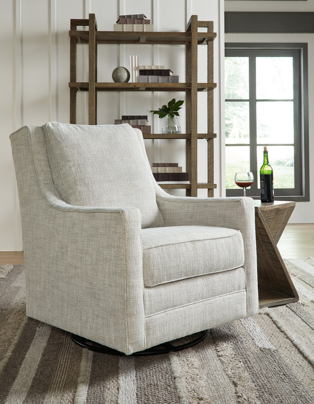 Kambria Swivel Glider Accent Chair Home Style Furniture Ltd