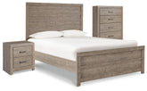 Culverbach Full Panel Bed with Chest of Drawers and Nightstand