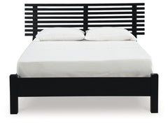 Danziar Queen Slat Panel Bed