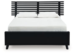 Danziar Queen Slat Panel Bed