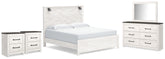 Gerridan King Panel Bed, Dresser, Mirror and 2 Nightstands