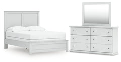 Bostwick Shoals Full Panel Bed, Dresser and Mirror