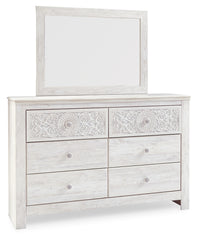 Paxberry Queen Panel Bed, Dresser, Mirror and Nightstand