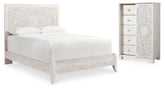 Paxberry Queen Panel Bed and Chest