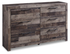 Derekson King Panel Bed, Dresser, Chest and Nightstand