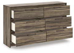 Elbrim King Panel Storage Bed, Dresser and Nightstand