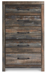 Drystan Queen Bookcase Storage Bed, Chest and 2 Nightstands