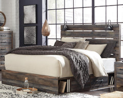 Drystan King Panel Bed with 2 Storage Drawers