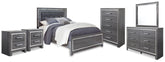 Lodanna Queen Panel Bed, Dresser, Mirror, Chest and 2 Nightstands