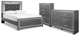 Lodanna Full Panel Bed, Dresser and Chest