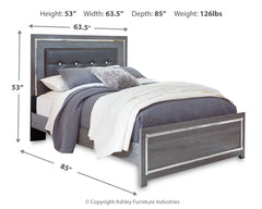 Lodanna Queen Panel Bed and Nightstand