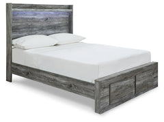 Baystorm Full Storage Bed, Dresser, Mirror and Nightstand