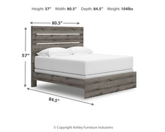 Graystorm King Panel Bed