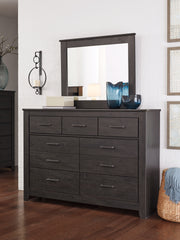 Brinxton Full Panel Bed, Dresser and Mirror
