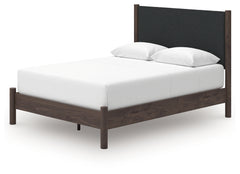 Pamytta Queen Upholstered Panel Platform Bed