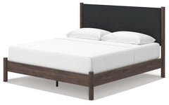 Pamytta King Upholstered Panel Platform Bed