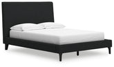 Cadmori Full Upholstered Bed with Roll Slats