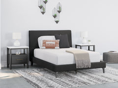 Cadmori Full Upholstered Bed with Roll Slats
