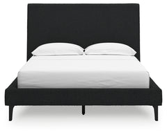 Cadmori Full Upholstered Bed with Roll Slats