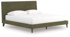 Chirason King Upholstered Bed with Roll Slats