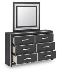 Zuraleus King Panel Bed, Dresser, Mirror and Nightstand