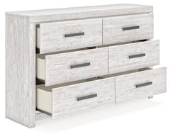 Cayboni Twin Panel Bed, Dresser and Chest