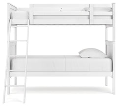 Nextonfort Twin over Twin Bunk Bed and 2 Twin Mattresses