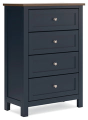 Landocken Twin Panel Bed, Chest and Nightstand