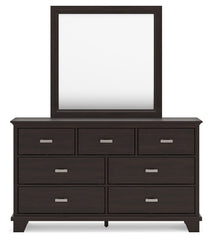 Covetown Queen Panel Bed, Dresser and Mirror