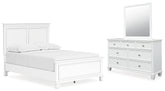 Fortman Full Panel Bed, Dresser and Mirror