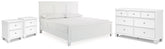 Fortman King Panel Bed, Dresser and 2 Nightstands