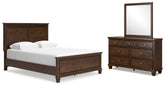 Danabrin Queen Panel Bed, Dresser and Mirror