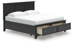 Lanolee King Panel Storage Bed