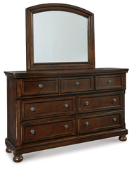 Porter King Panel Bed, Dresser, Mirror, Chest and Nightstand