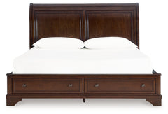 Trellington King Sleigh Storage Bed