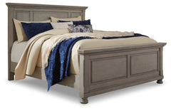 Lettner King Panel Bed, Dresser, Mirror and 2 Nightstands