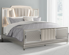 Chevanna King Upholstered Panel Bed