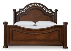 Lavinton Queen Poster Bed, Dresser, Mirror and Nightstand